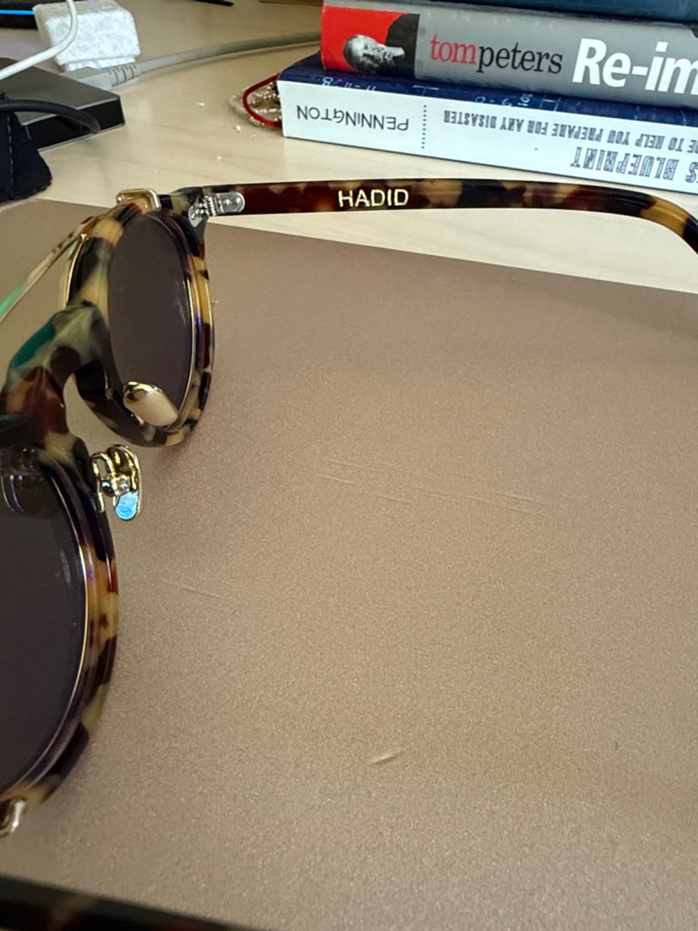 Oliver Peoples Eyeglasses with Clip On Sunglasses - Picture 5 of 10